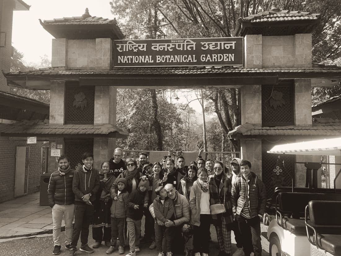 A group outing at the National Botanical Garden